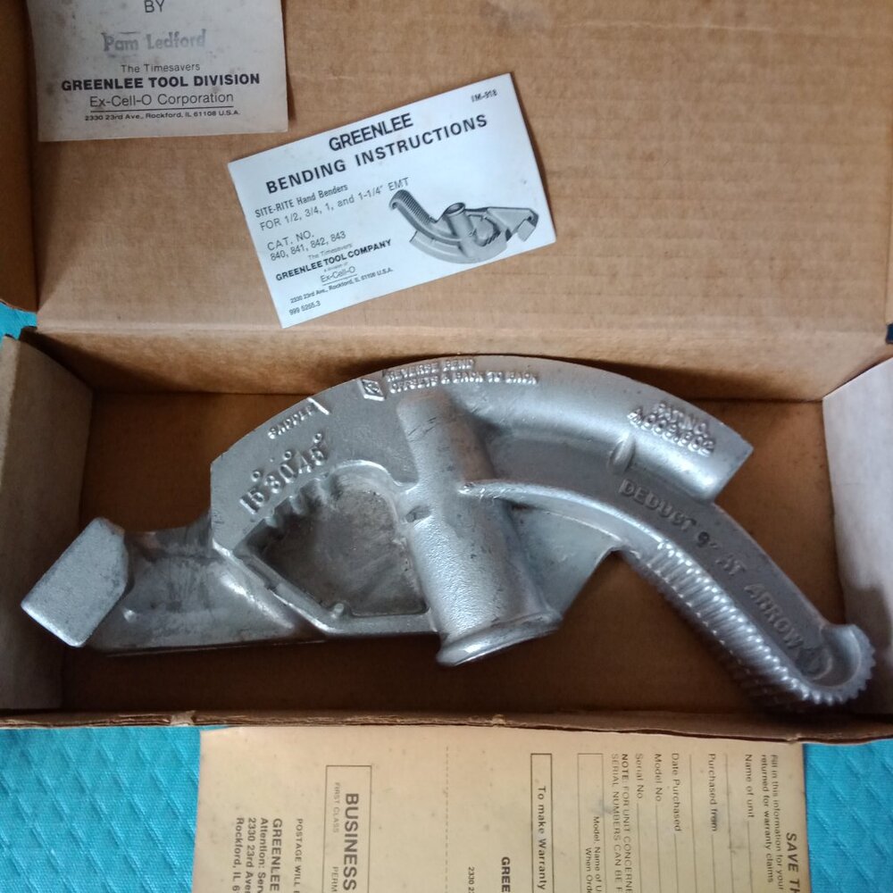 Hand Conduit Bender - Picture 2 of 6